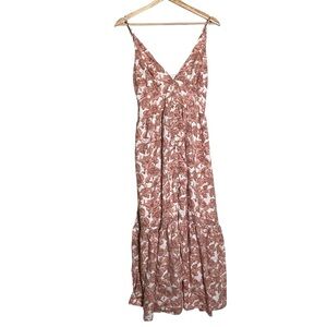 Abercrombie & Fitch Rust Floral Maxi Dress